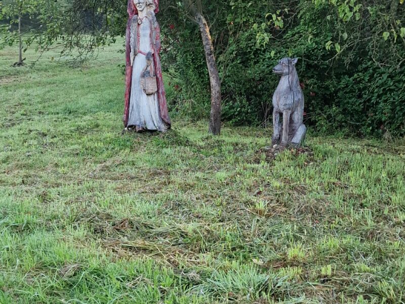 Miejsce parkingowe przy parku i rzece Soła w Oświęcimiu