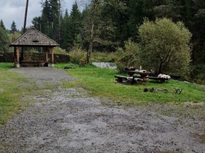 Miejsce w górach na szybki postój