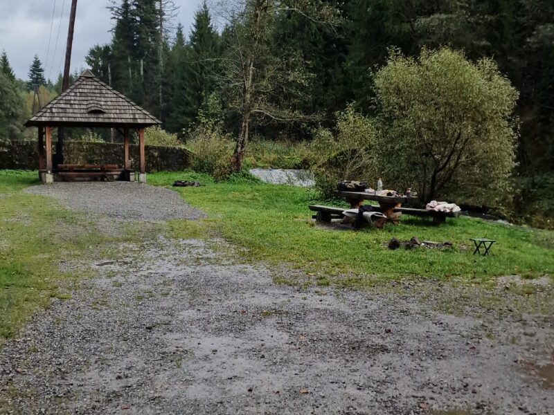 Miejsce w górach na szybki postój